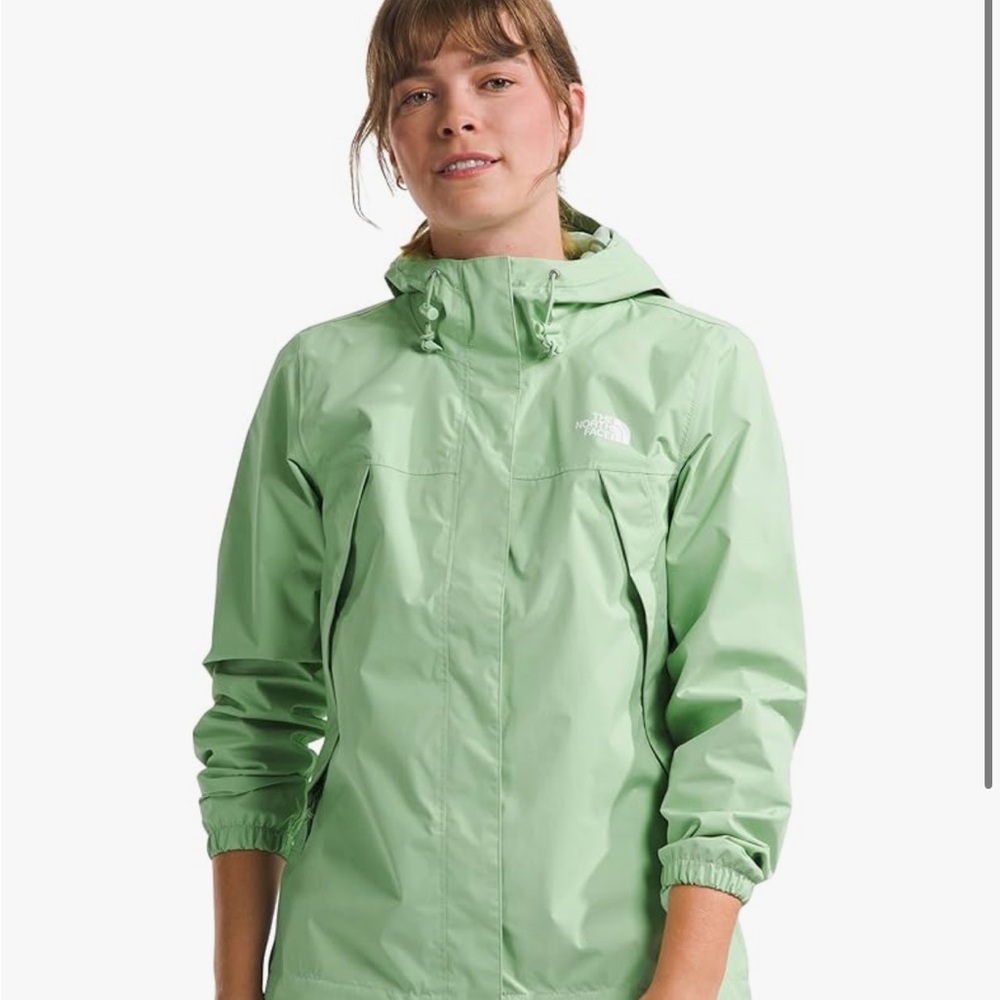 The North Face Women's Antora Green Waterproof Rain Jacket
